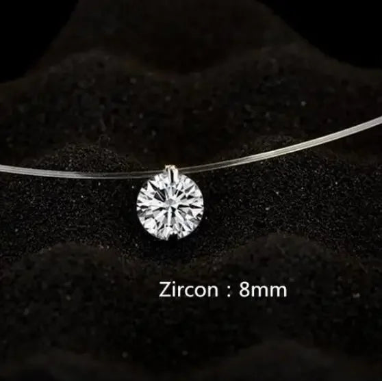 Collier femme ARGENT S925 "ZIRCON"