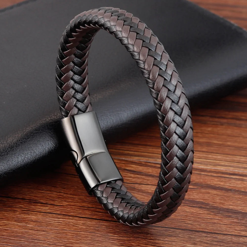 Bracelet cuir homme "CONTINENTAL"