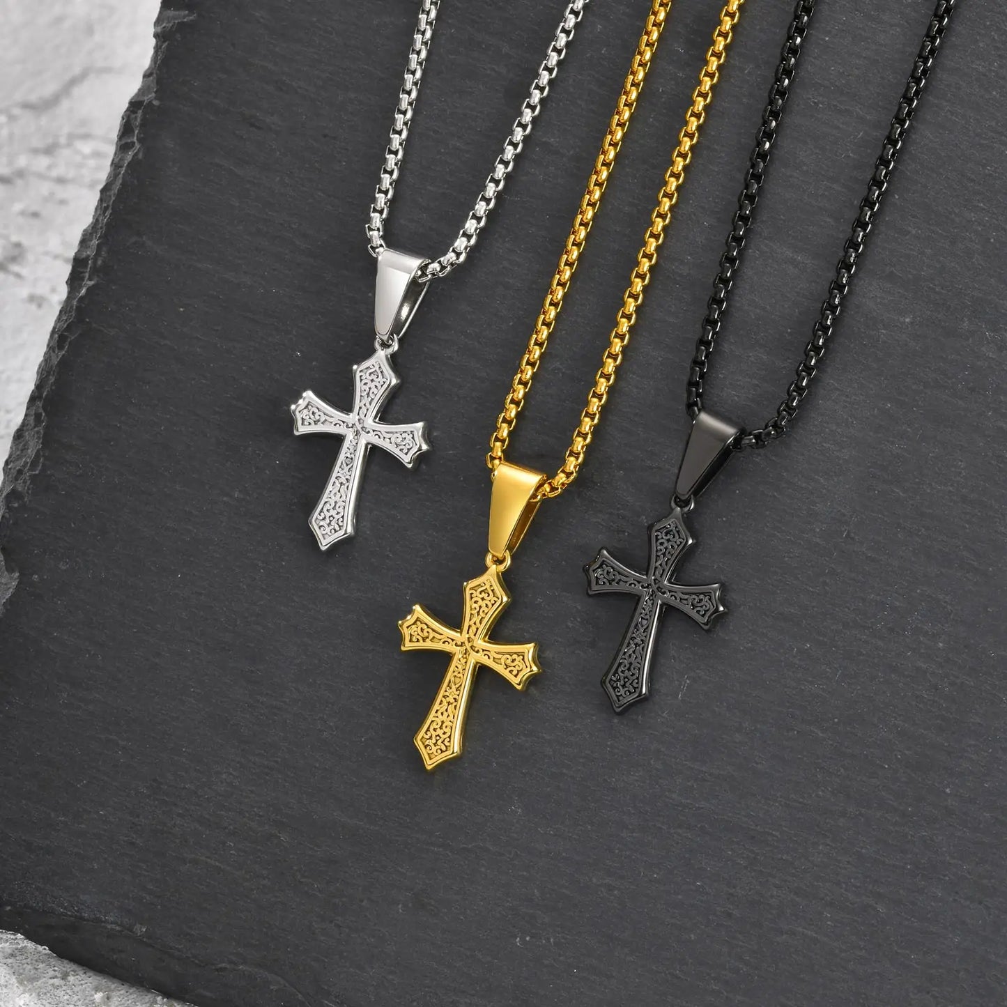 Chaine PENDENTIF croix pour hommes