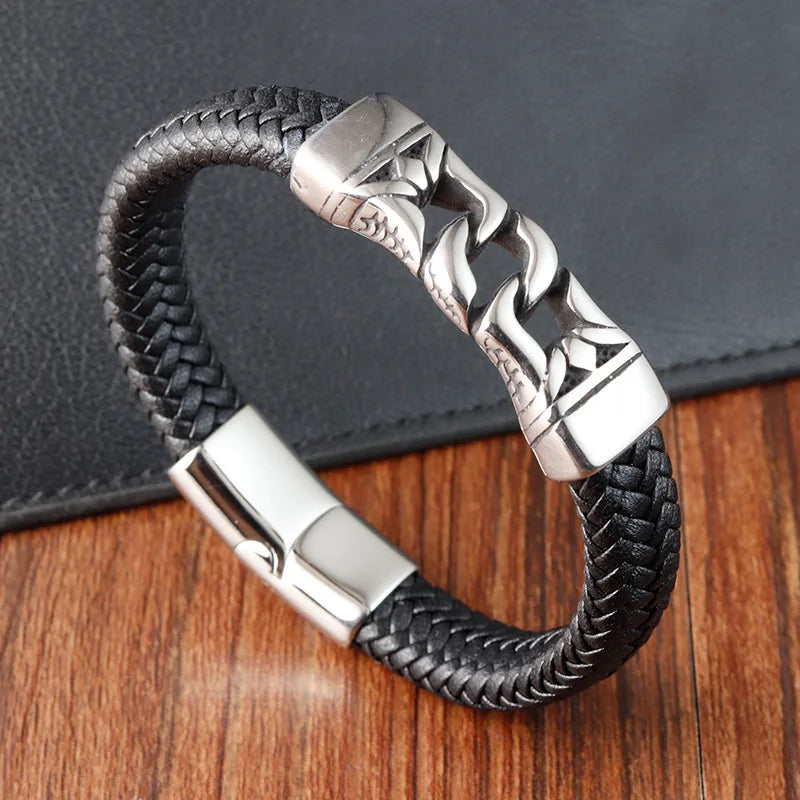 Bracelet cuir homme "SEVERAL"