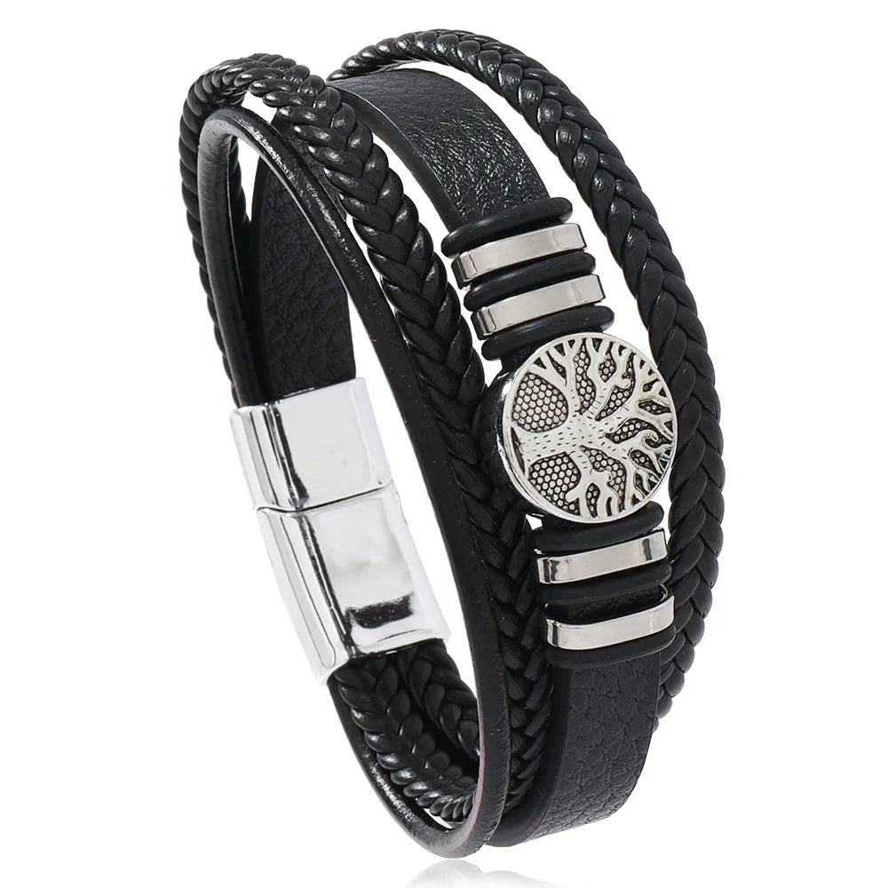 Bracelet cuir homme "SHENZEN"
