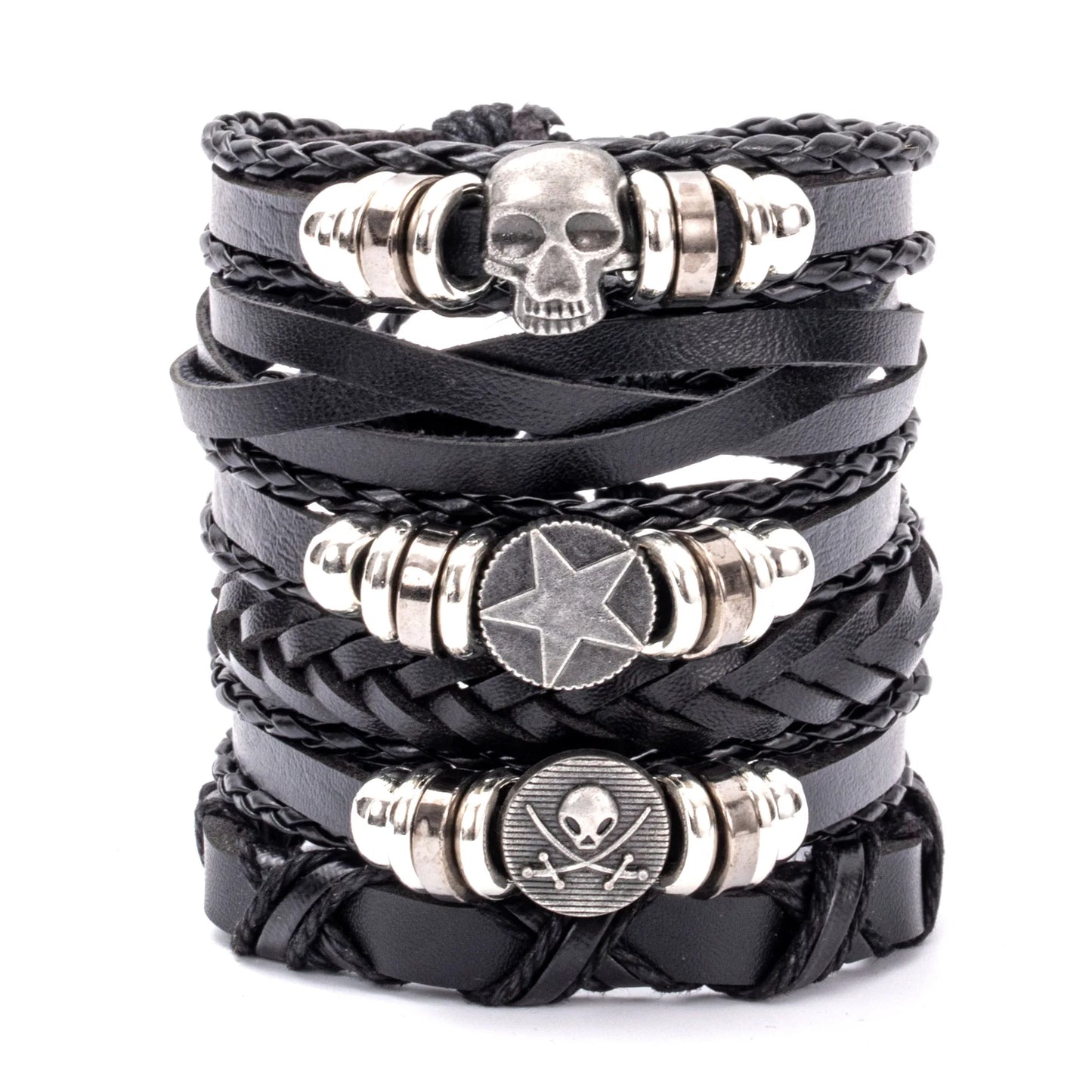 Bracelet cuir homme "CHAMANE"