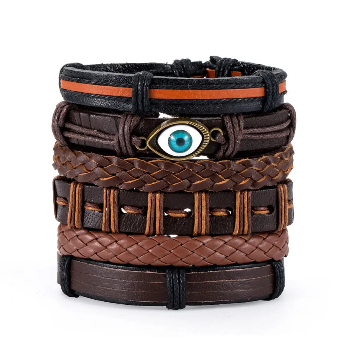 Bracelet cuir homme "CHAMANE"
