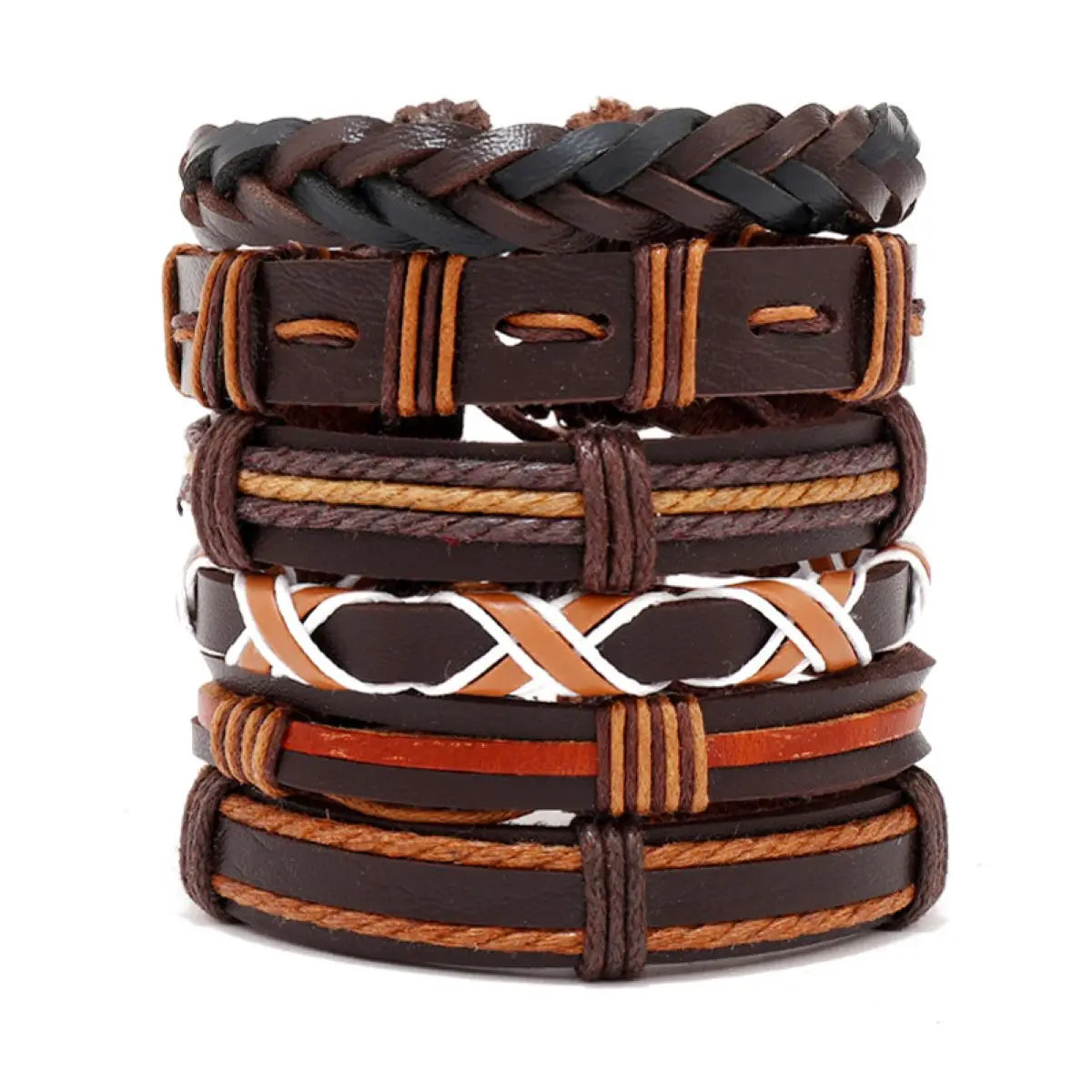 Bracelet cuir homme "CHAMANE"