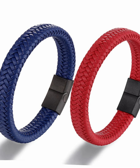 Bracelet CUIR HOMME "ROPE STEEL"