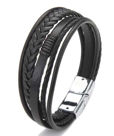 Bracelet cuir Homme "INDIAN"