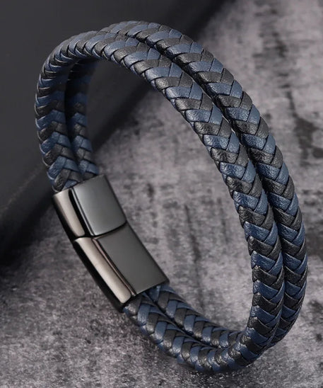 Bracelet cuir homme "CONTINENTAL"