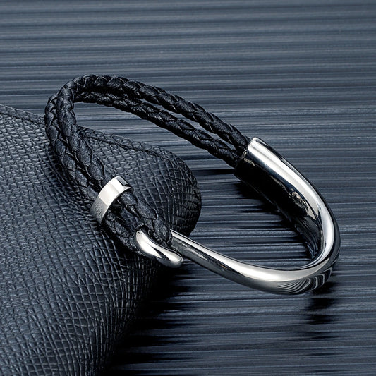 Bracelet cuir homme "NON FADING"