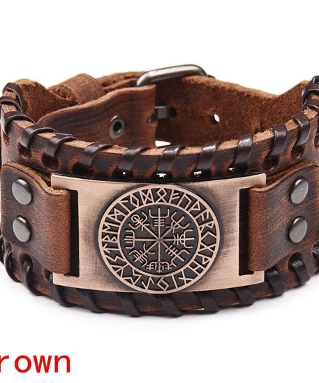 Bracelet cuir homme "RAGNAR"