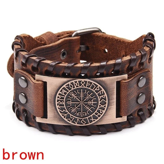 Bracelet cuir homme "RAGNAR"