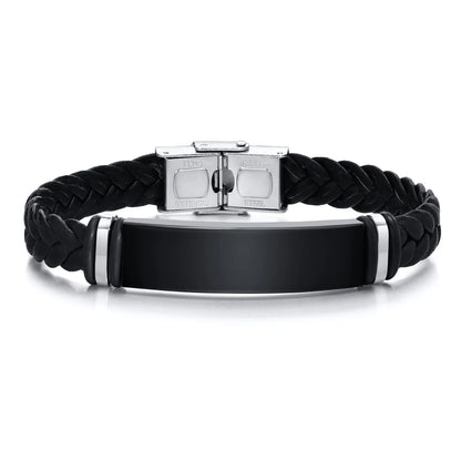 Bracelets cuir Homme "WRITE ME"