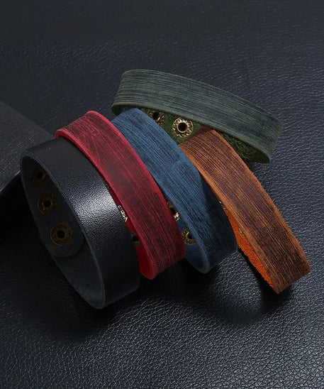 Bracelets cuir homme "VINTAGE LEATHER"