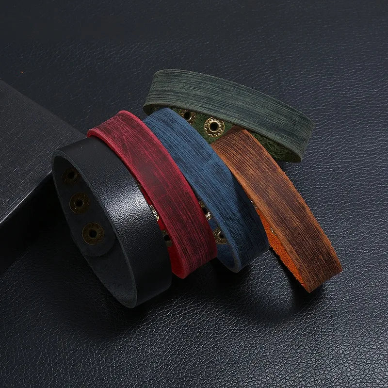 Bracelets cuir homme "VINTAGE LEATHER"