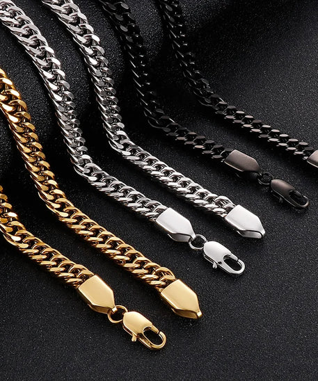 Chaine ARGENT Homme "CUBAN LINK"