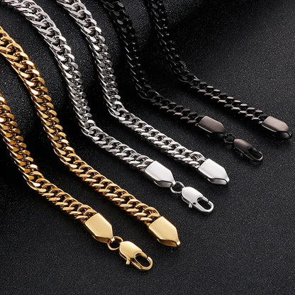 Chaine ARGENT Homme "CUBAN LINK"