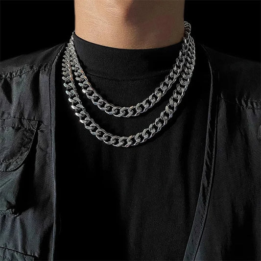 Chaine ARGENT Homme "HIP HOP"