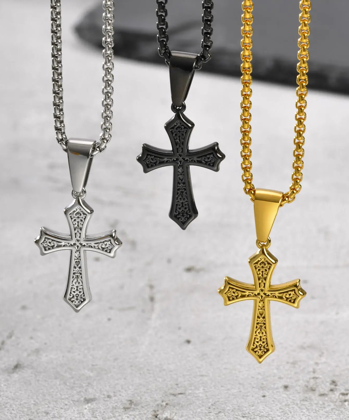 Chaine PENDENTIF croix pour hommes