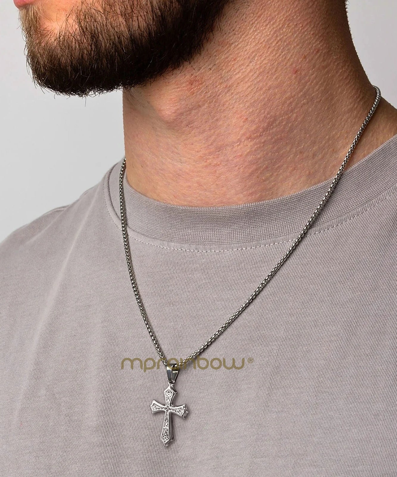 Chaine PENDENTIF croix pour hommes