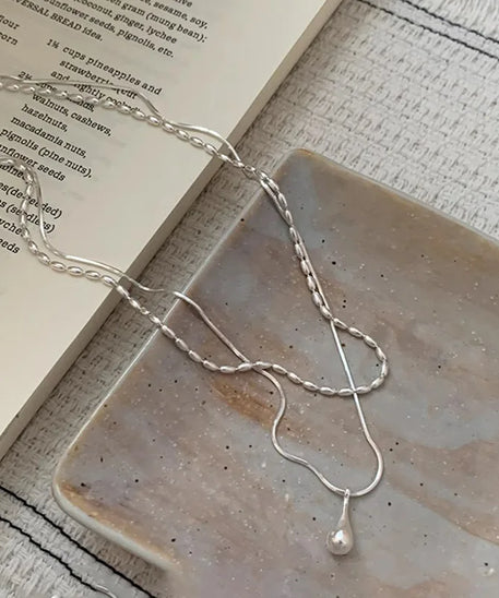 Collier ARGENT FEMME avec pendentif discret