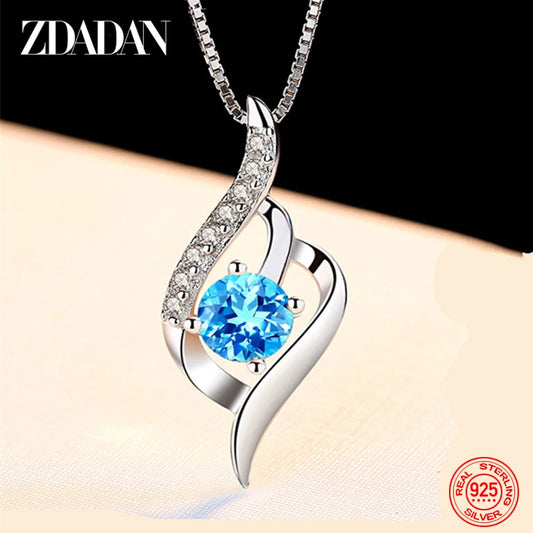 Collier ARGENT Femme "BLUE EYE"