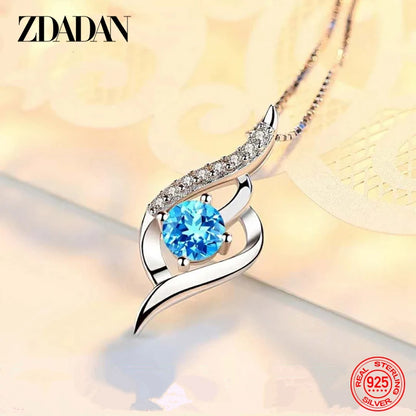 Collier ARGENT Femme "BLUE EYE"