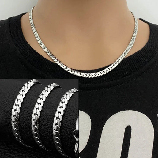 Collier ARGENT Femme "CUBANISTA"