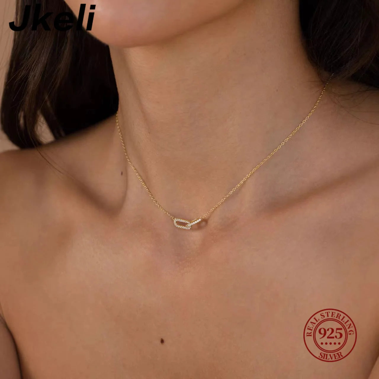 Collier ARGENT Femme "JKELI"
