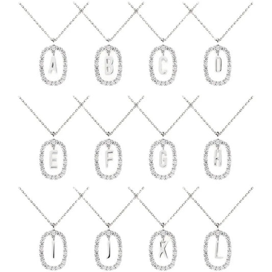 Collier ARGENT Femme "LETTERS"