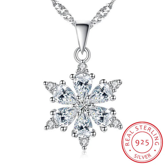 Collier ARGENT Femme "SNOW"