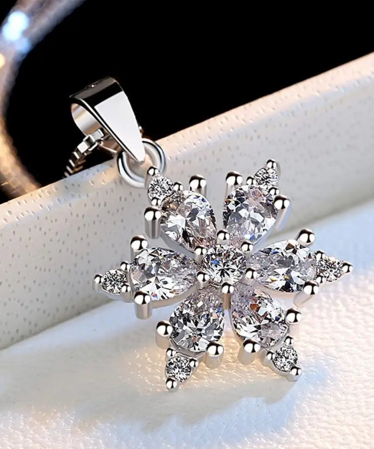 Collier ARGENT Femme "SNOW"