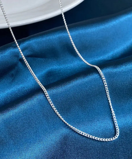Collier ARGENT Femme en maillons FINS