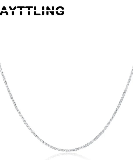 Collier ARGENT Femme en maillons FINS