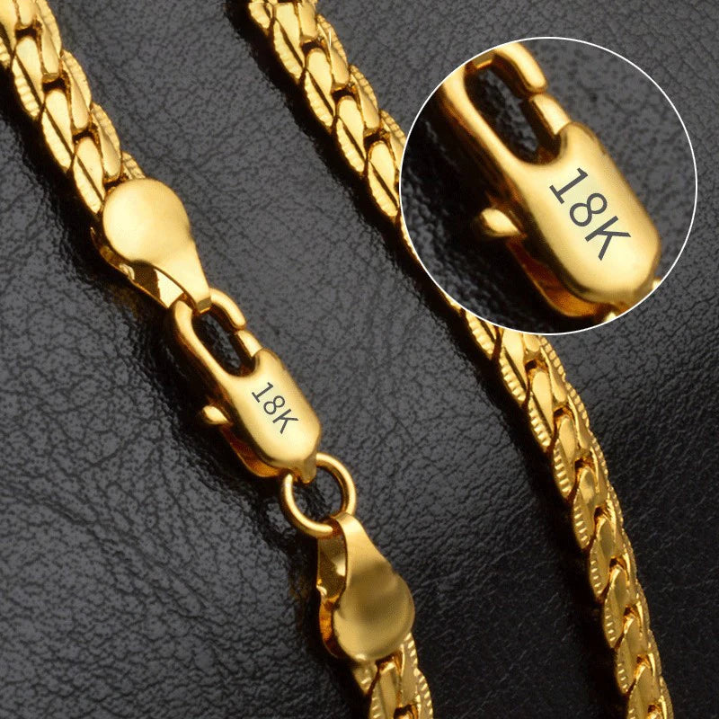 Collier ARGENT Homme 8/18/20/24 Pouces