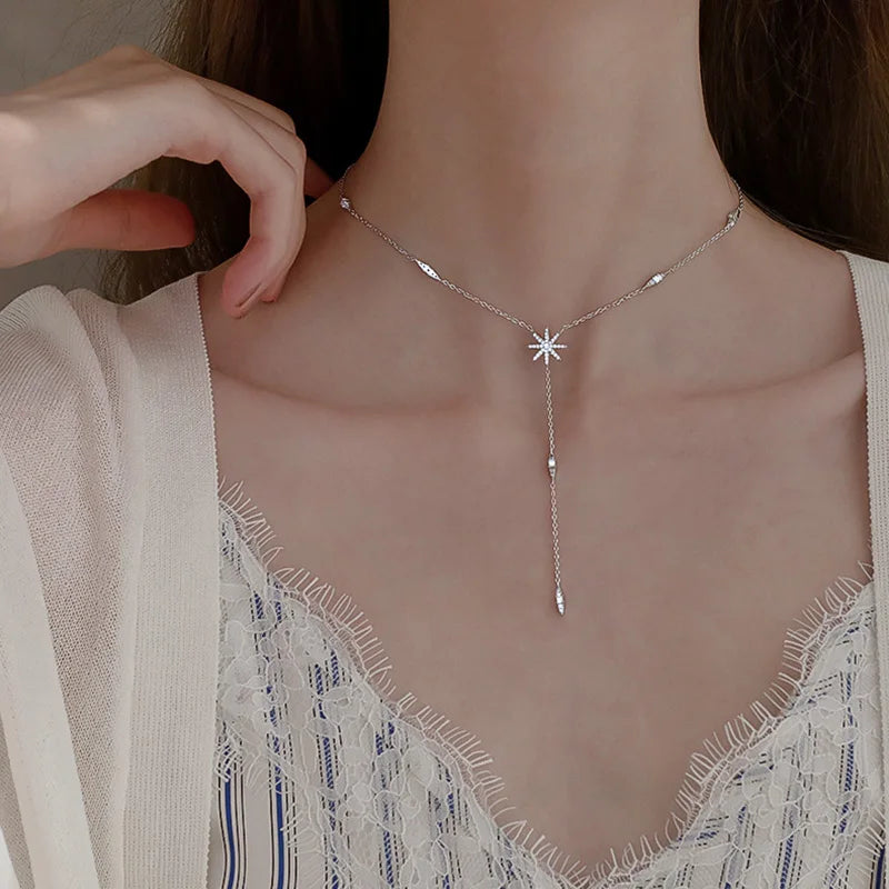 Collier Argent femme "GALAXY"