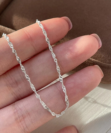 Collier Femme ARGENT "WATER WAVE"