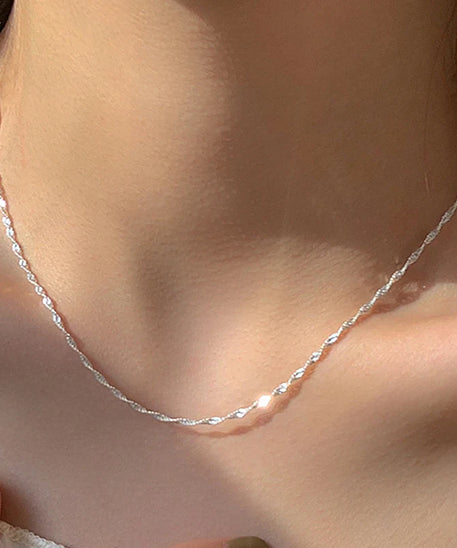 Collier Femme ARGENT "WATER WAVE"