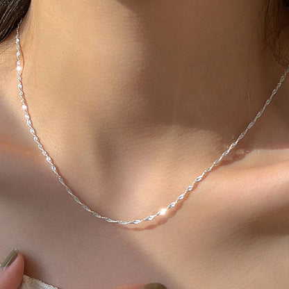 Collier Femme ARGENT "WATER WAVE"