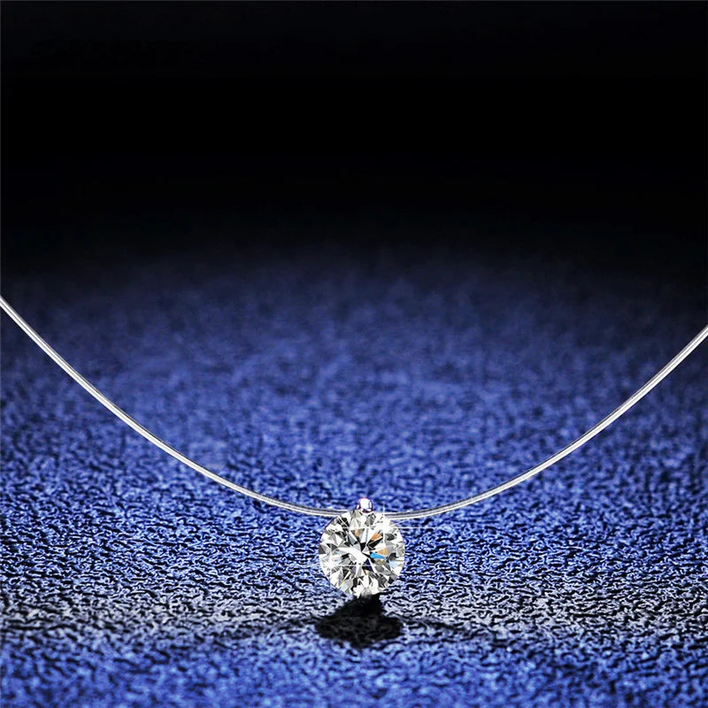 Collier femme ARGENT S925 "ZIRCON"