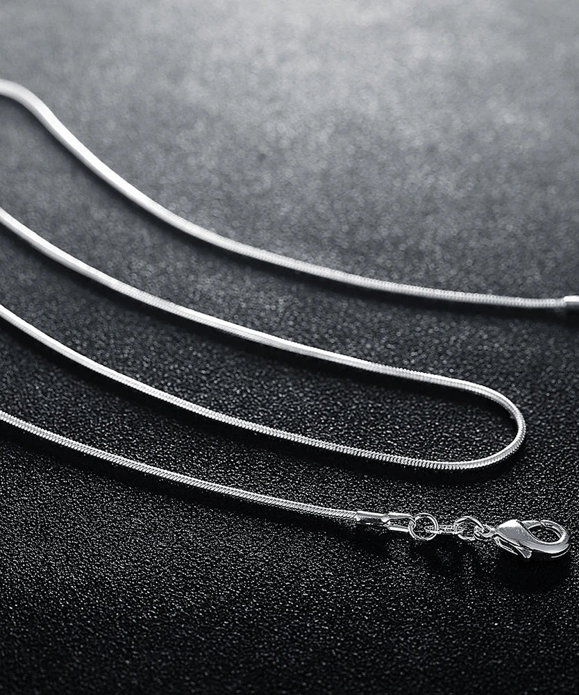 Collier femme ARGENT "SNAKE"