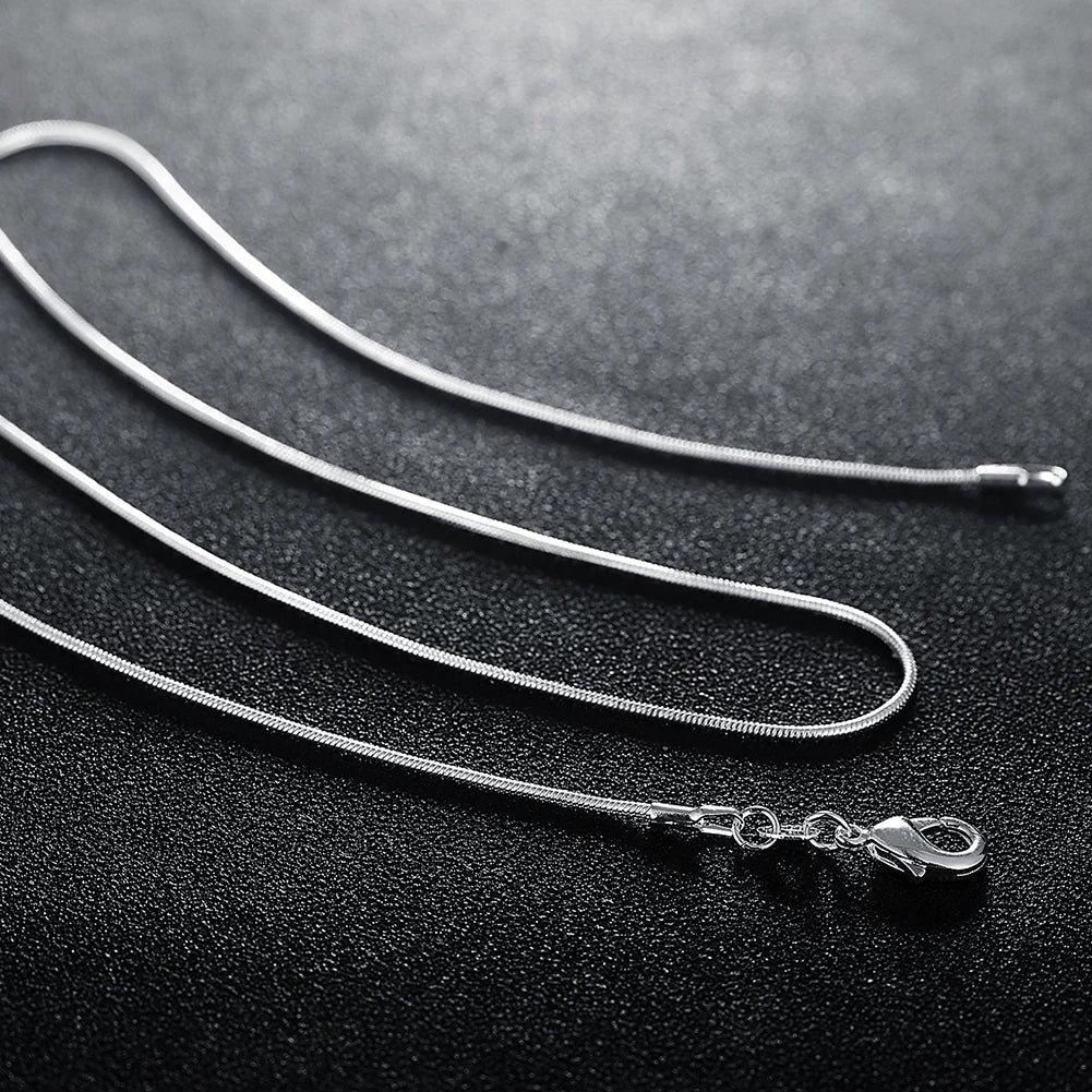 Collier femme ARGENT "SNAKE"