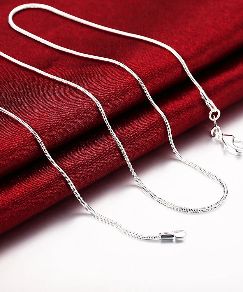 Collier femme ARGENT "SNAKE"