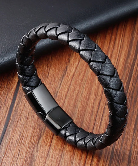 Bracelet cuir homme "CONTINENTAL"