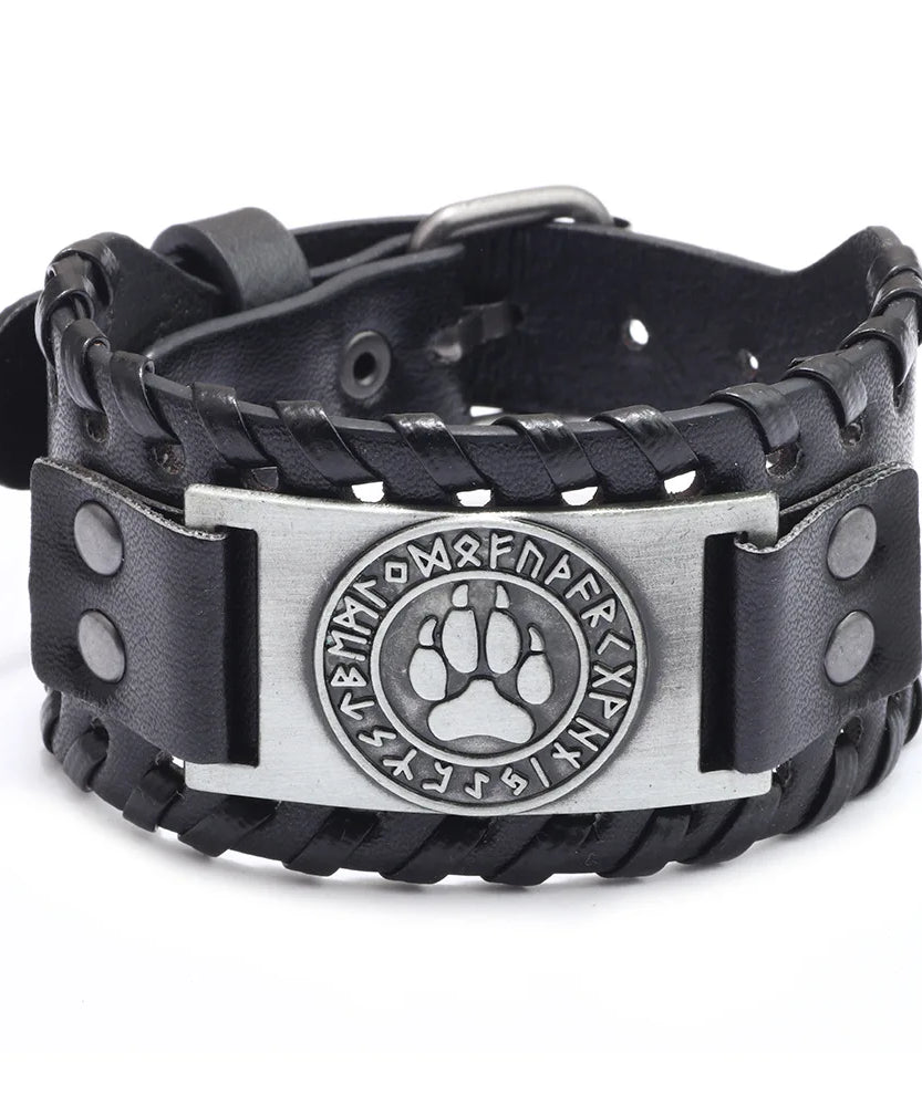 Bracelet cuir homme "RAGNAR"