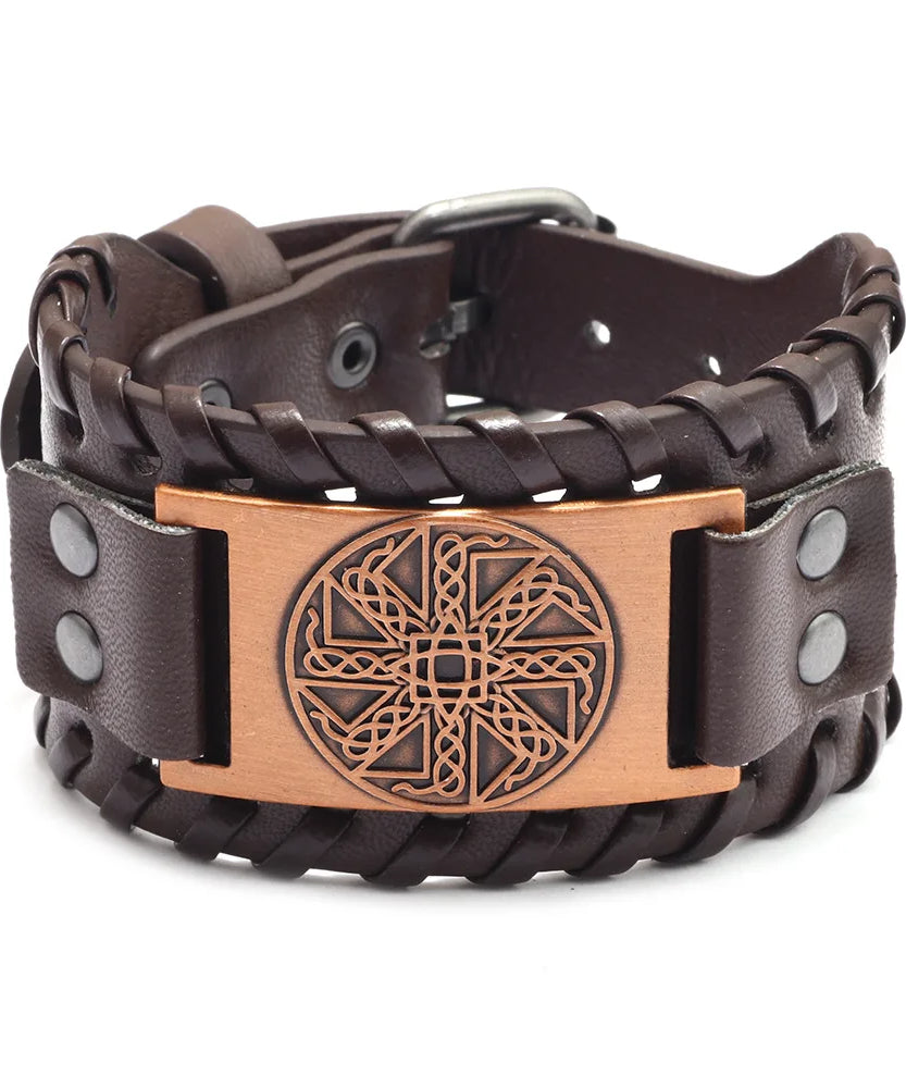 Bracelet cuir homme "RAGNAR"