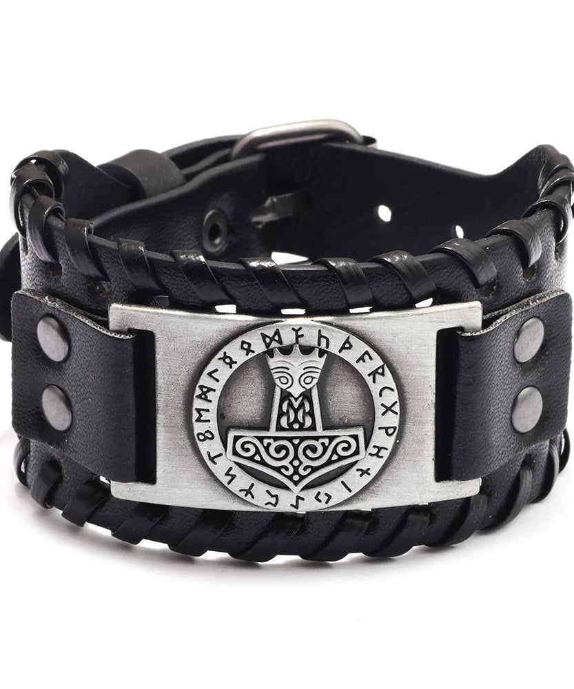 Bracelet cuir homme "RAGNAR"