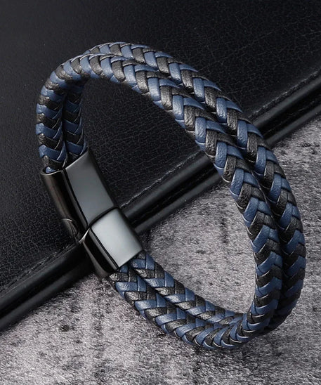 Bracelet cuir homme "CONTINENTAL"