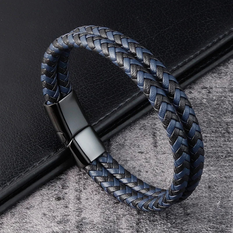 Bracelet cuir homme "CONTINENTAL"