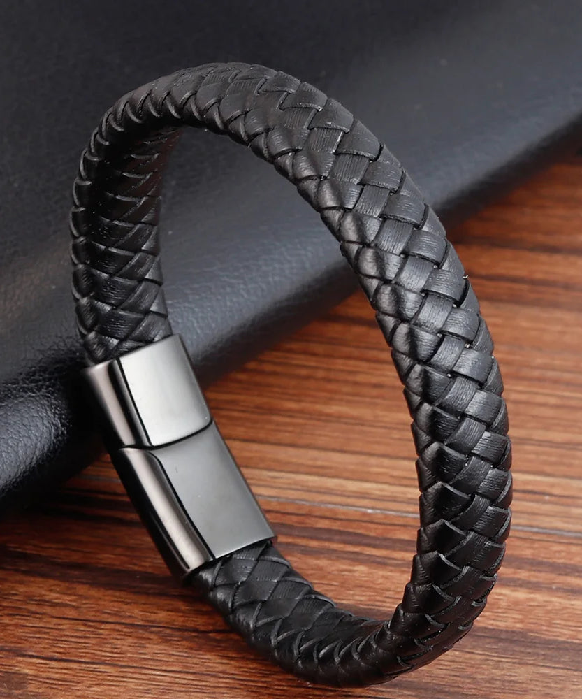 Bracelet cuir homme "CONTINENTAL"