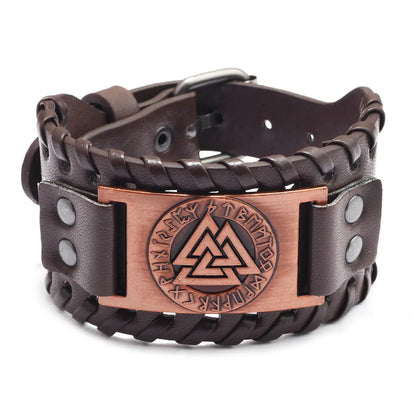 Bracelet cuir homme "RAGNAR"