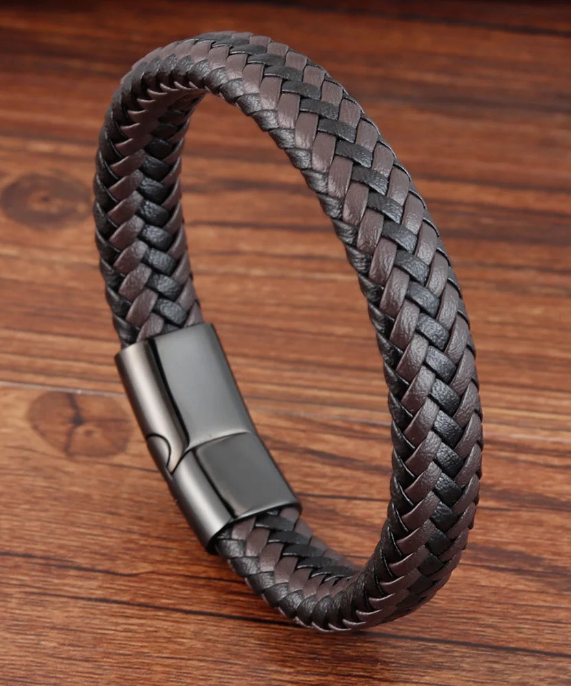 Bracelet cuir homme "CONTINENTAL"